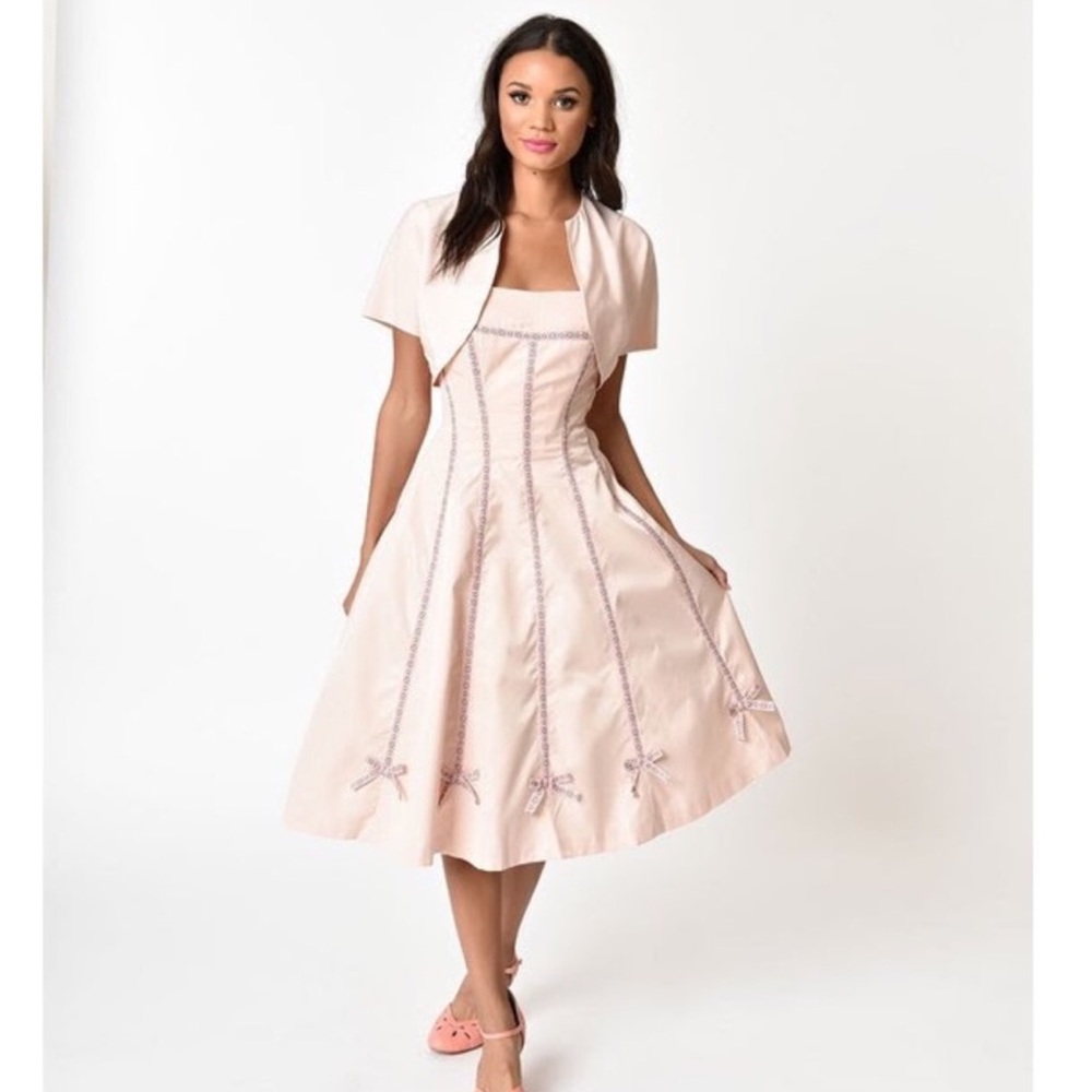 NWT Unique vintage dress with jacket 🌸💓